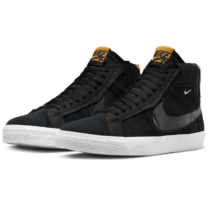 Ghete pentru copii Nike Sb Zoom Blazer Mid Premium Black/White/Anthracite, s.38.5