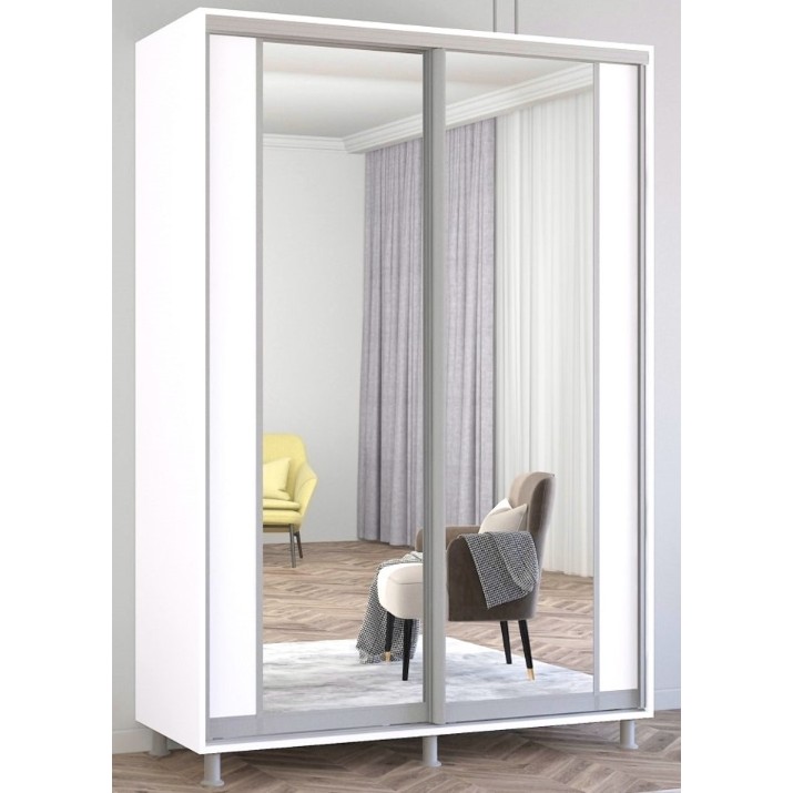Dulap cu uşi glisante Mobildor-Lux Aron-S 150x200 White (arons4214) K2
