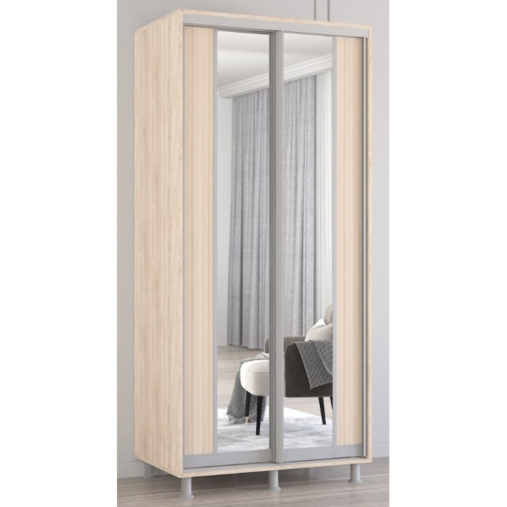 Шкаф-купе Mobildor-Lux Aron 100x200 Oak Sonoma (aron593) K2