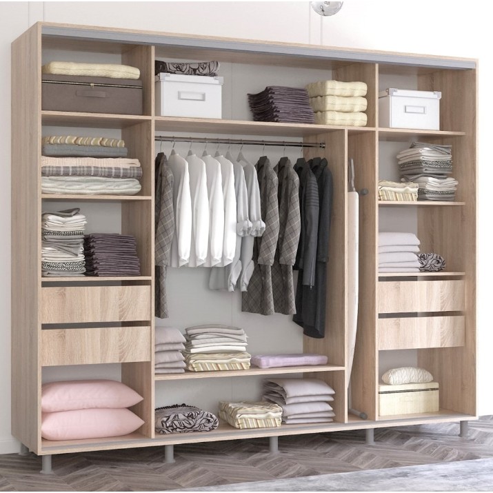 Шкаф-купе Mobildor-Lux Aron 260x220 Oak Sonoma (aron3757) K2