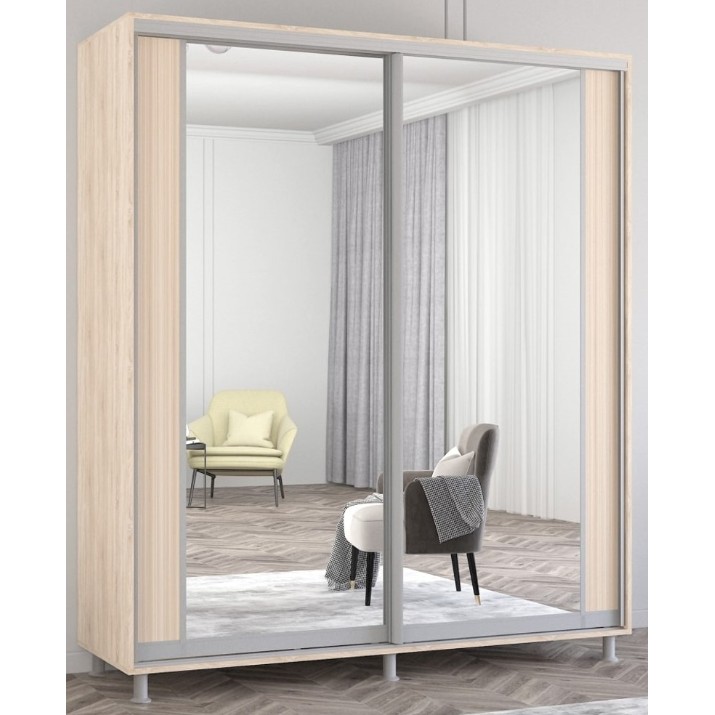 Dulap cu uşi glisante Mobildor-Lux Aron-P 190x240 Oak Sonoma (aronp2465) K2