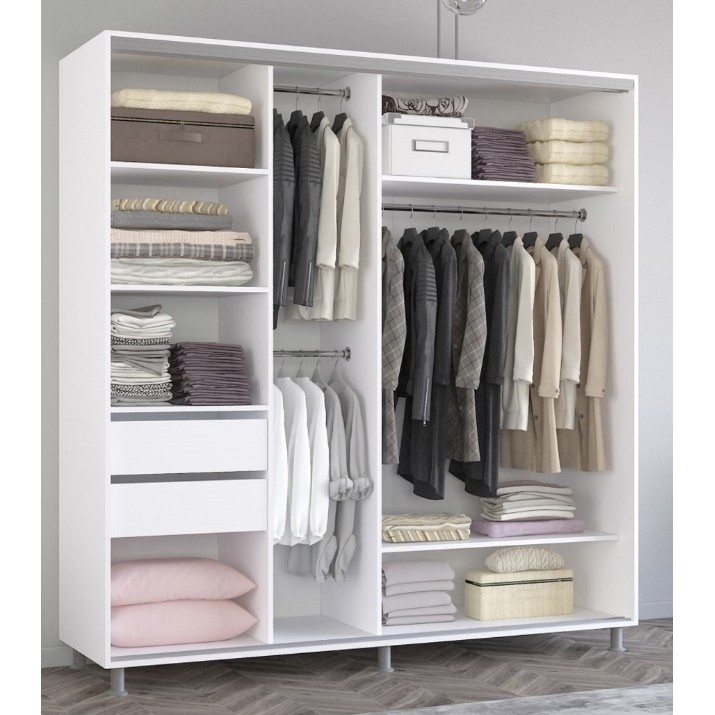 Шкаф-купе Mobildor-Lux Aron 210x200 White (aron1606) K3