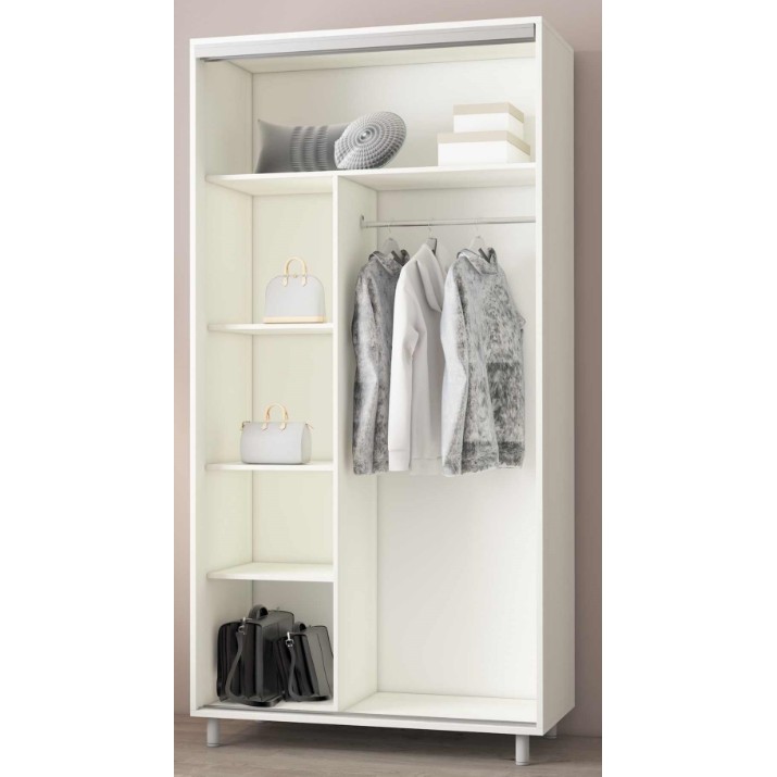 Шкаф-купе Mobildor-Lux Aron-P 110x210 White (aronp2823) K3