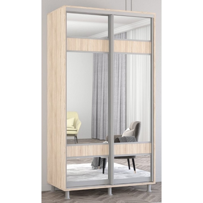 Dulap cu uşi glisante Mobildor-Lux Aron-S 110x210 Oak Sonoma (arons5095) K3