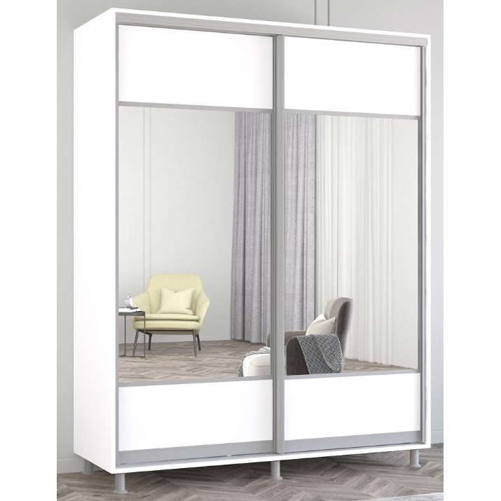 Шкаф-купе Mobildor-Lux Aron-S 170x240 White (arons3962) K1