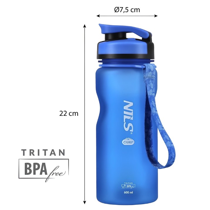 Бутылка для воды Nils NC1740 600ml Blue