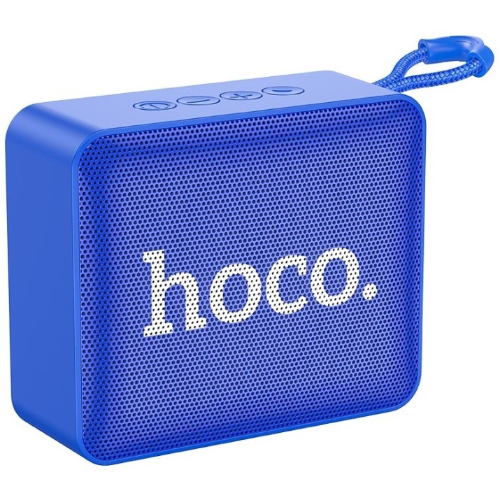 Портативная акустика Hoco BS51 Gold Brick Blue