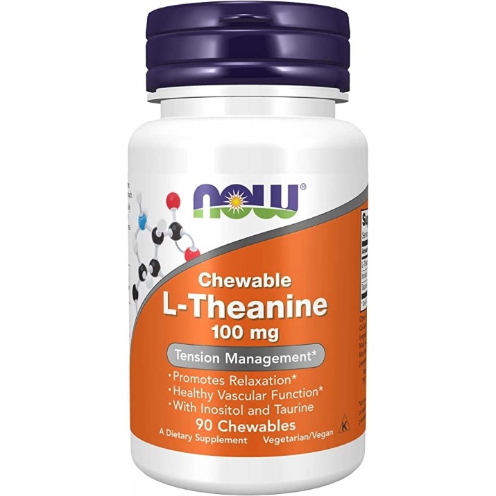 Aminoacizi NOW L-Theanine 100mg 60cap
