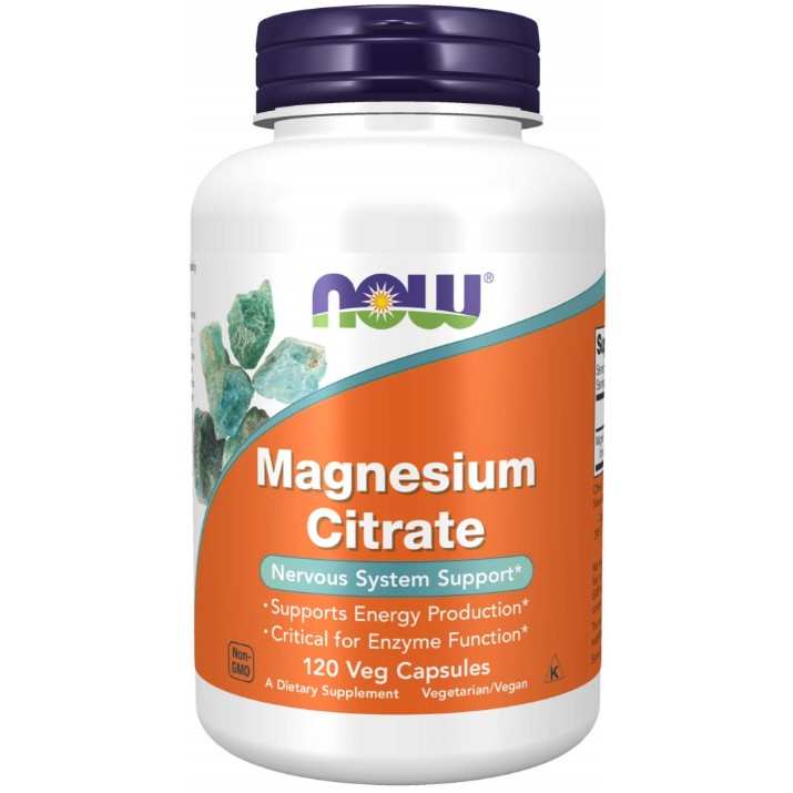 Vitamine NOW Magnesium Citrate 400mg 120cap