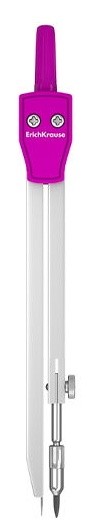 Compas pentru desen tehnic Erich Krause S-Cool Neon (53537)