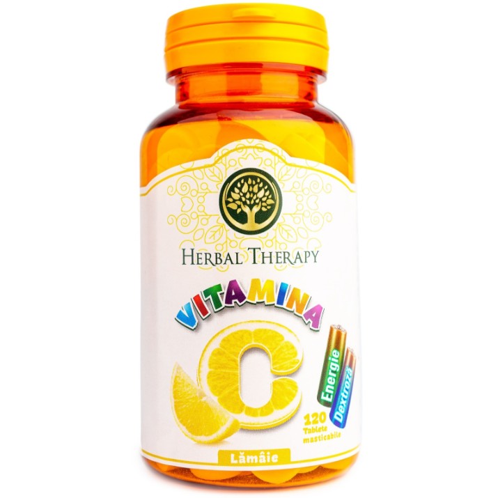 Vitamine Herbal Therapy Vitamina C 100mg 60tab Lemon