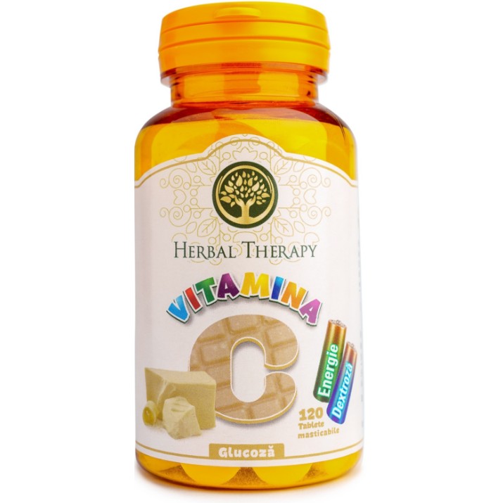 Vitamine Herbal Therapy Vitamina C Propolis & Glucose 100mg 60tab