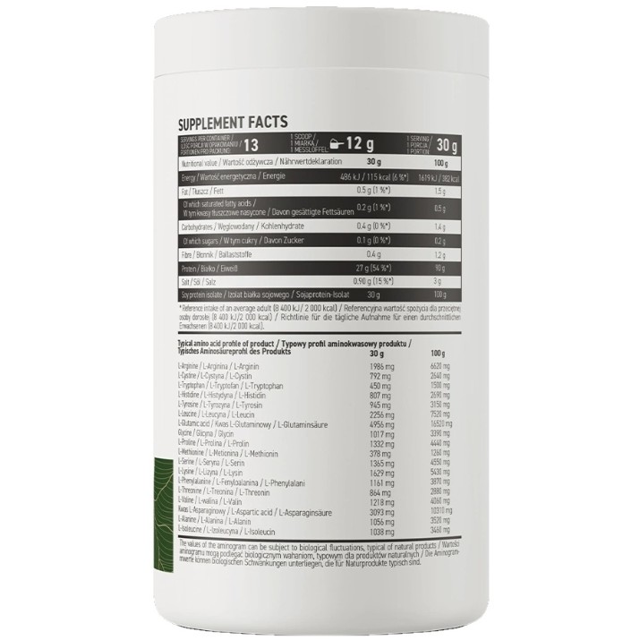 Протеин Ostrovit Soy Protein Isolate 390g