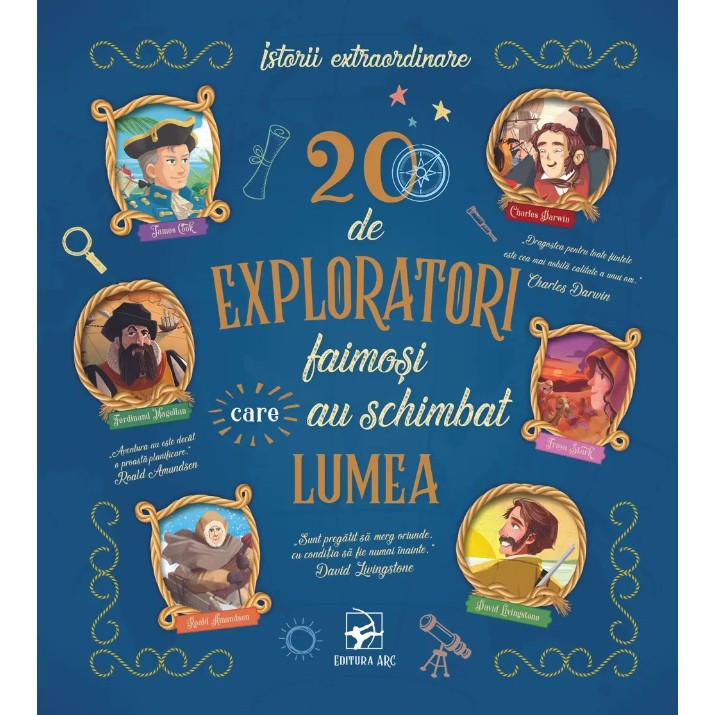 Cartea 20 de exploratori faimosi care au schimbat lumea (9789975004022)