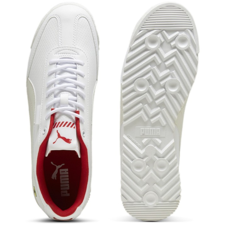 Adidași pentru bărbați Puma Ferrari Roma Via Puma White/Vapor Gray 42