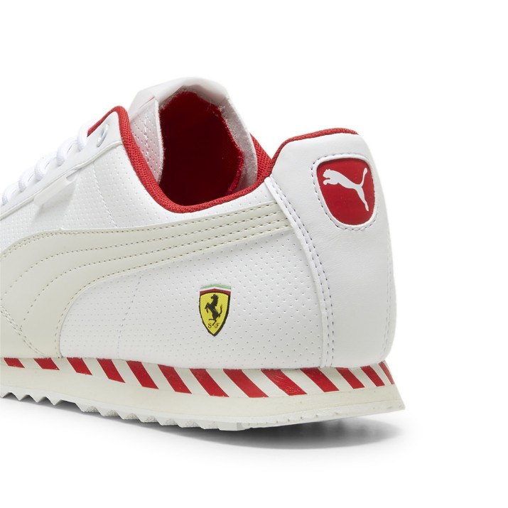 Adidași pentru bărbați Puma Ferrari Roma Via Puma White/Vapor Gray 42