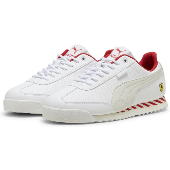 Adidași pentru bărbați Puma Ferrari Roma Via Puma White/Vapor Gray 47