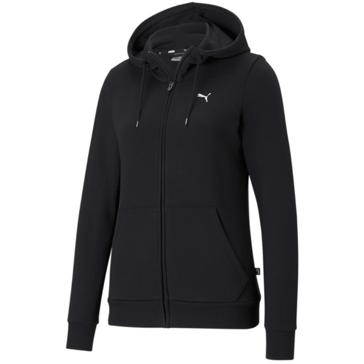 Женская толстовка Puma Ess Small Logo Full-Zip Hoodie Tr Puma Black/Cat M