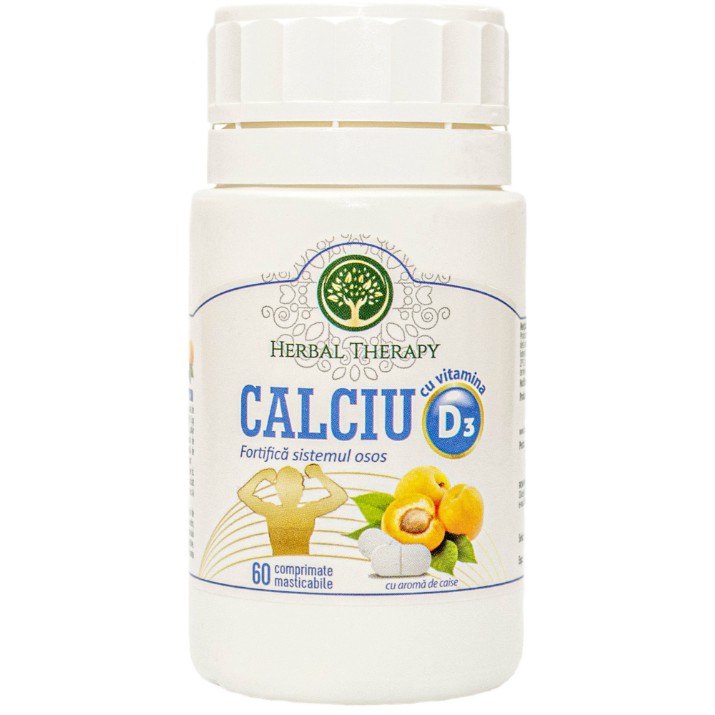 Витамины Herbal Therapy Calciu D3 60tab