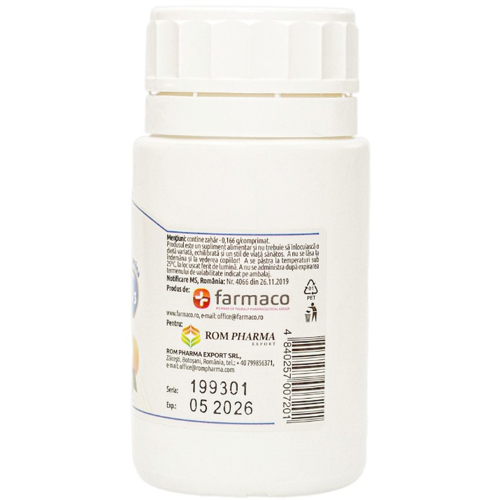 Vitamine Herbal Therapy Calciu D3 60tab