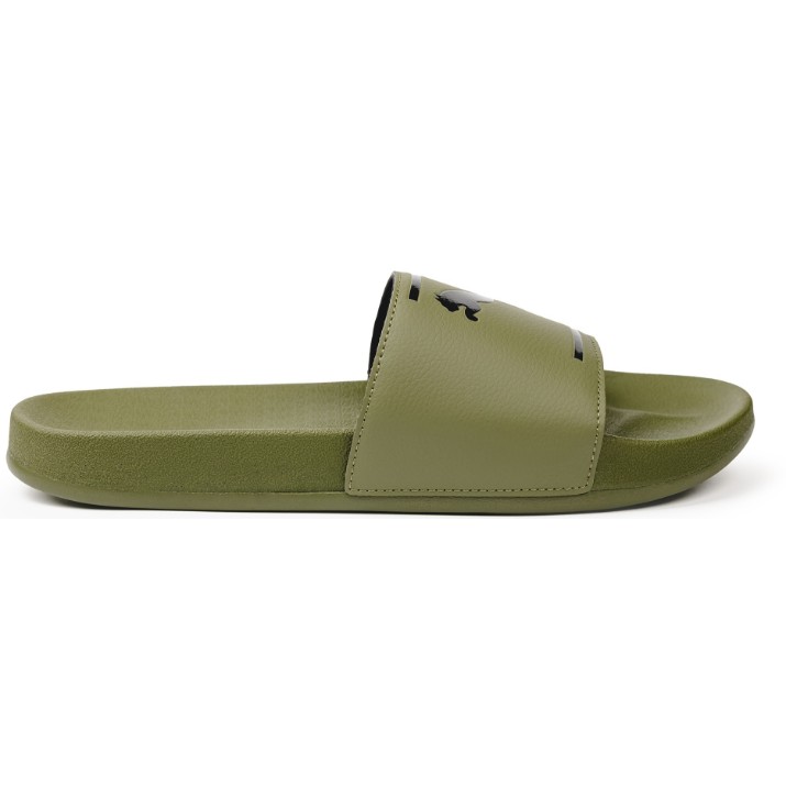 Шлёпанцы мужские Puma Leadcat Ftr Comfort Olive Green/Puma Black 43