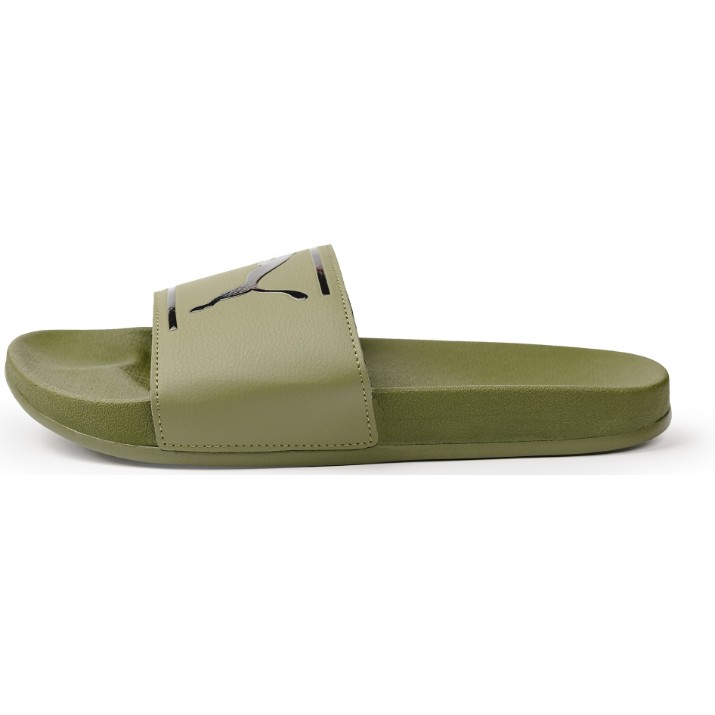 Шлёпанцы мужские Puma Leadcat Ftr Comfort Olive Green/Puma Black 44.5