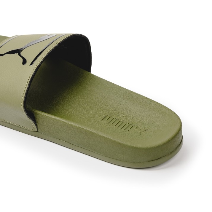 Șlapi pentru bărbați Puma Leadcat Ftr Comfort Olive Green/Puma Black 46