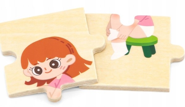 Puzzle Viga 28 Учимся одеваться (44649)
