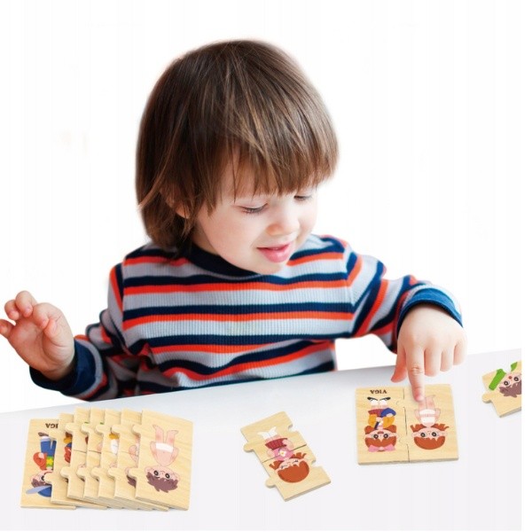 Puzzle Viga 28 Учимся одеваться (44649)