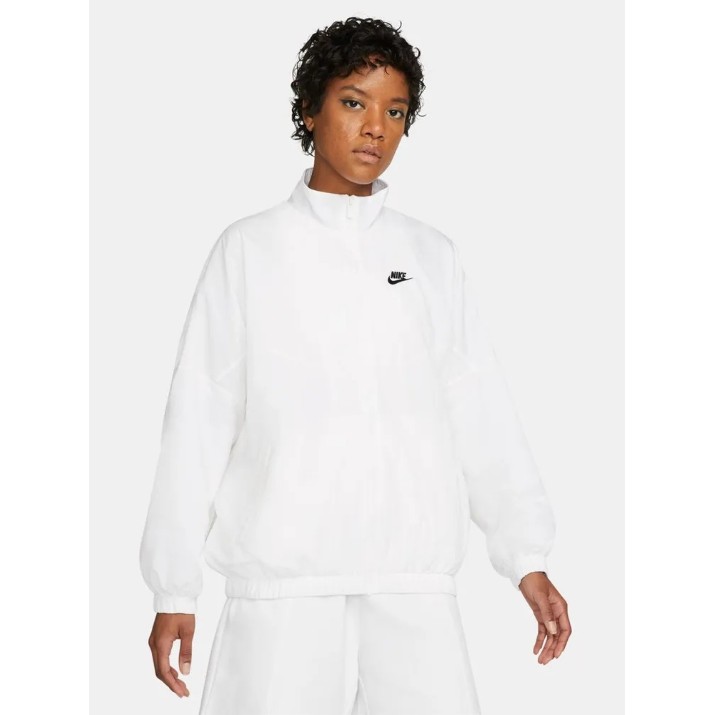 Jachetă de damă Nike W Nsw Essntl Wr Wvn Jkt White/Black, s.L