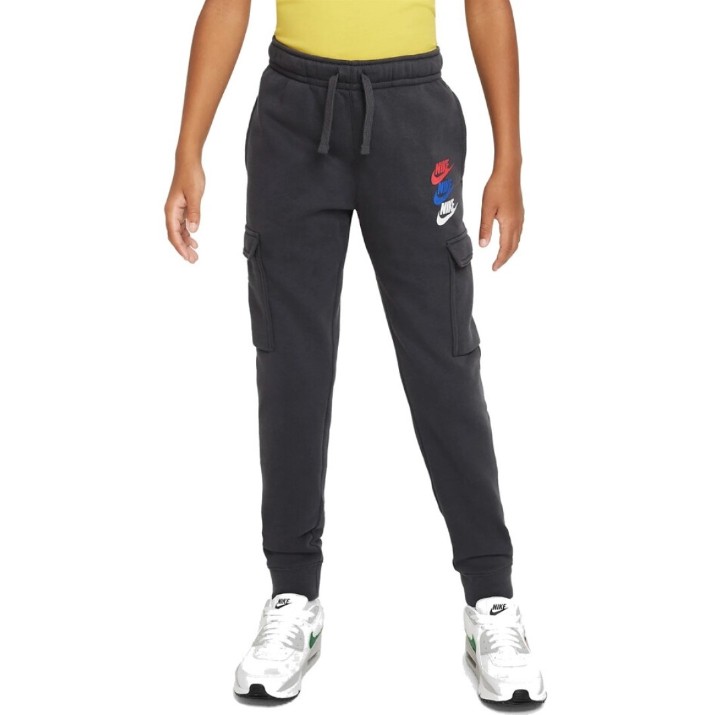 Детские спортивные штаны Nike B Nsw Si Flc Cargo Pant Bb Dark Smoke Grey, s.XS