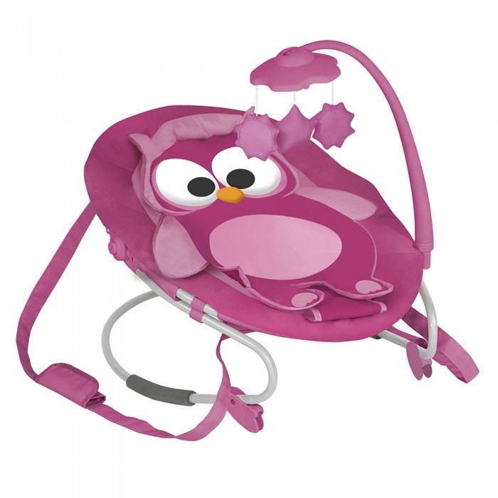 Детский шезлонг Lorelli Joy Pink Owl (10110081322)