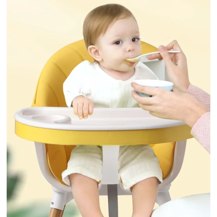 Scaun de masa 4Play Feeding Yellow