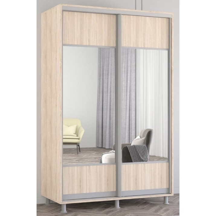 Dulap cu uşi glisante Mobildor-Lux Aron-P 130x200 Oak Sonoma (aronp3435) K1