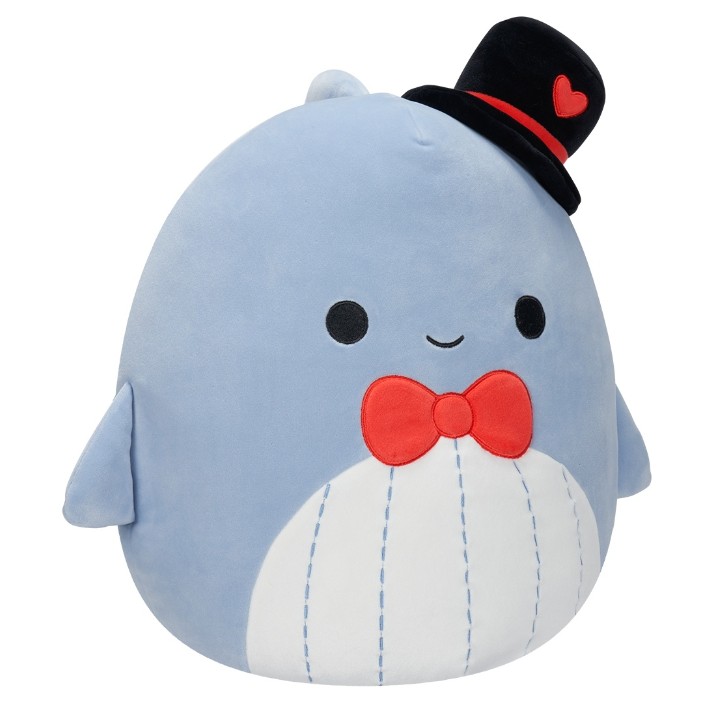 Jucărie de pluș Squishmallows Blue Whale Samir (SQVA00873)