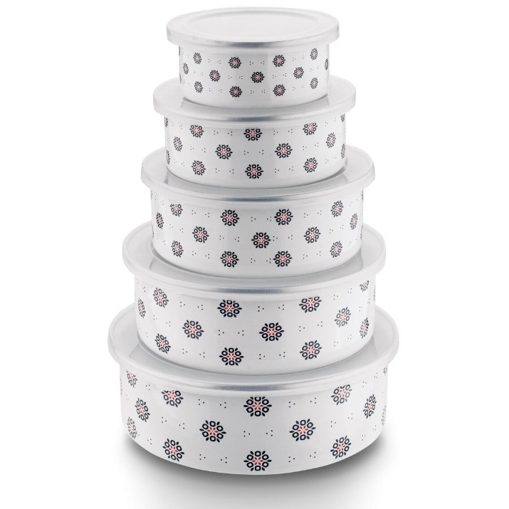 Set containere alimentare Tadar Folklor 5pcs