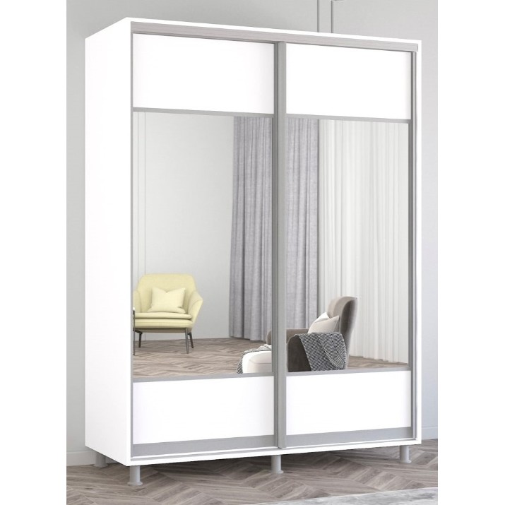 Шкаф-купе Mobildor-Lux Aron-S 180x210 White (arons4087) K1