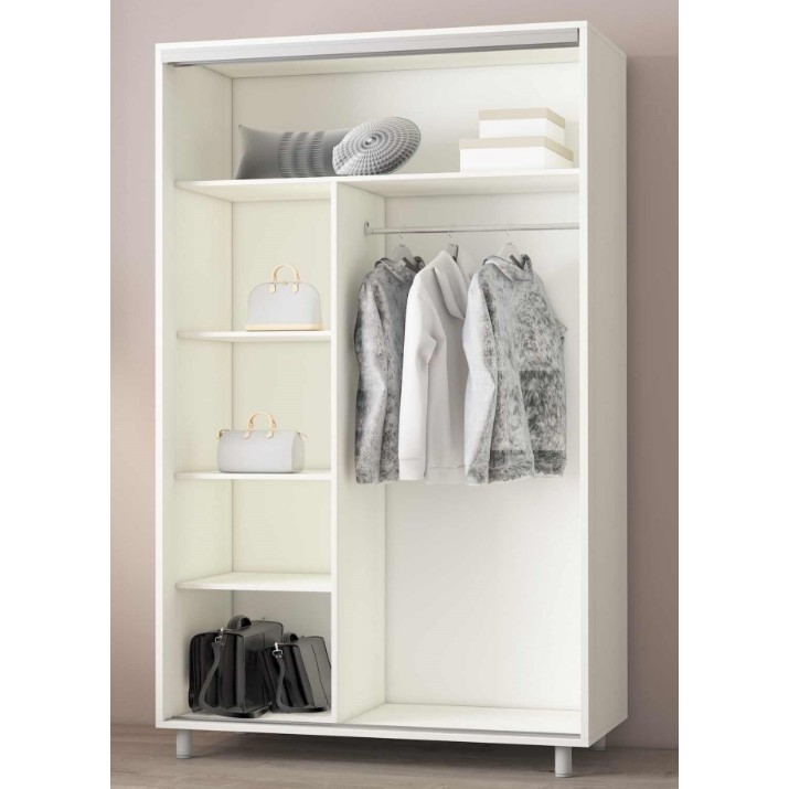Шкаф-купе Mobildor-Lux Aron-P Mirror 150x210 White (aronp3527)