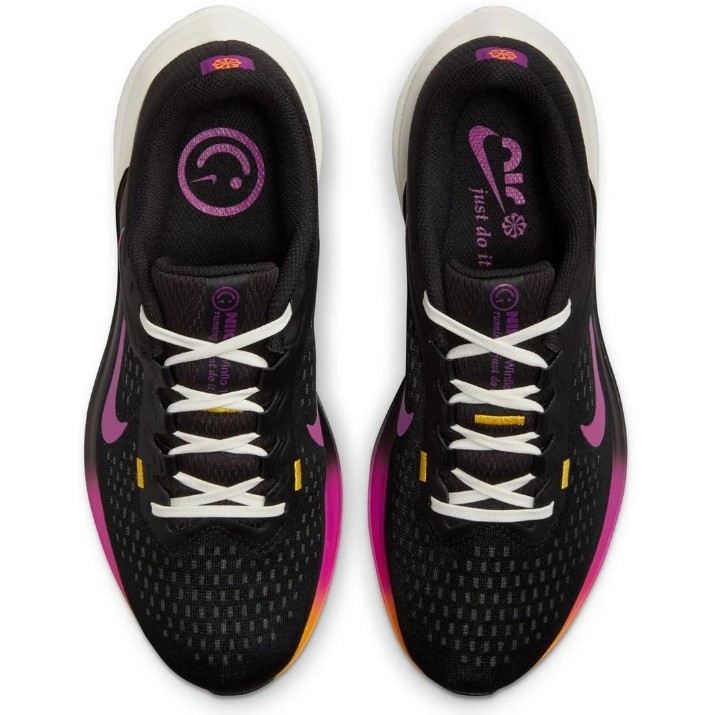 Кроссовки женские Nike W Air Winflo 10 Black/Sail/Laser Orange/Hyper Violet, s.36.5