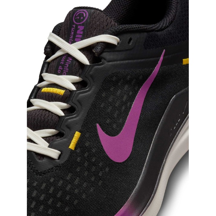 Кроссовки женские Nike W Air Winflo 10 Black/Sail/Laser Orange/Hyper Violet, s.36.5
