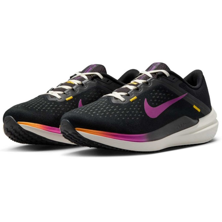Кроссовки женские Nike W Air Winflo 10 Black/Sail/Laser Orange/Hyper Violet, s.40
