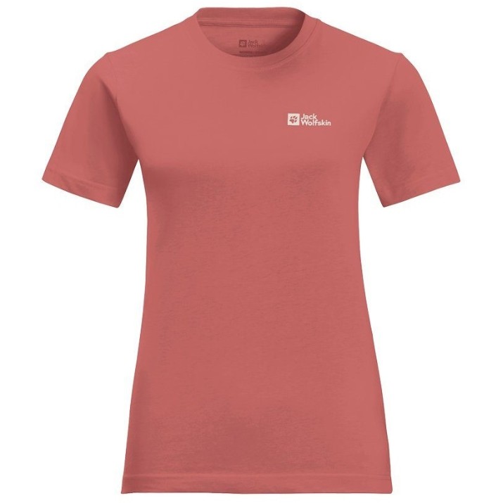 Женская футболка Jack Wolfskin Essential T W Faded Rose M
