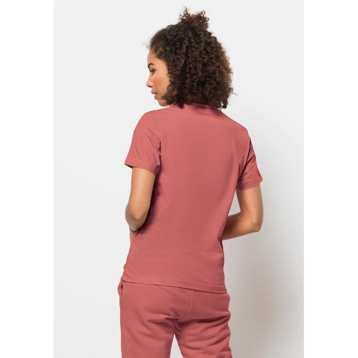 Женская футболка Jack Wolfskin Essential T W Faded Rose S