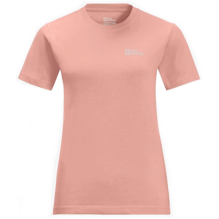 Tricou de dame Jack Wolfskin Essential T W Rose Dawn M