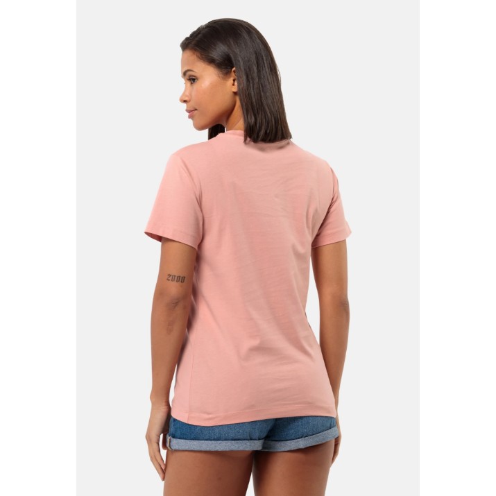 Женская футболка Jack Wolfskin Essential T W Rose Dawn XS