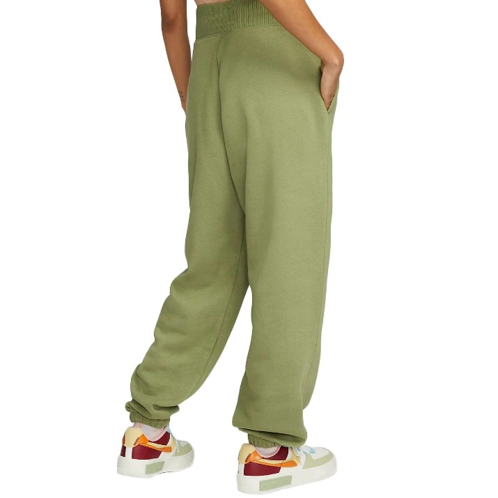 Женские спортивные штаны Nike W Nsw Phnx Flc Hr Os Pant Oil Green/Black, s.L