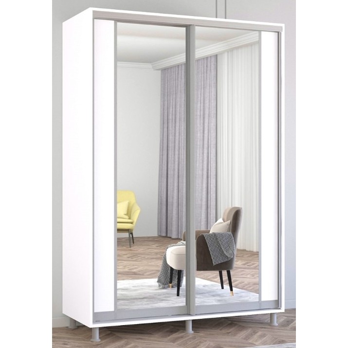 Dulap cu uşi glisante Mobildor-Lux Aron 160x230 White (aron1673) K2