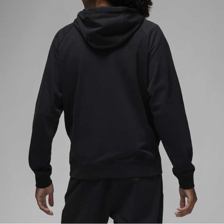 Мужская толстовка Nike M Jordan Dri-FIT Sport Crossover Fleece Hoodie Black/White, s.L