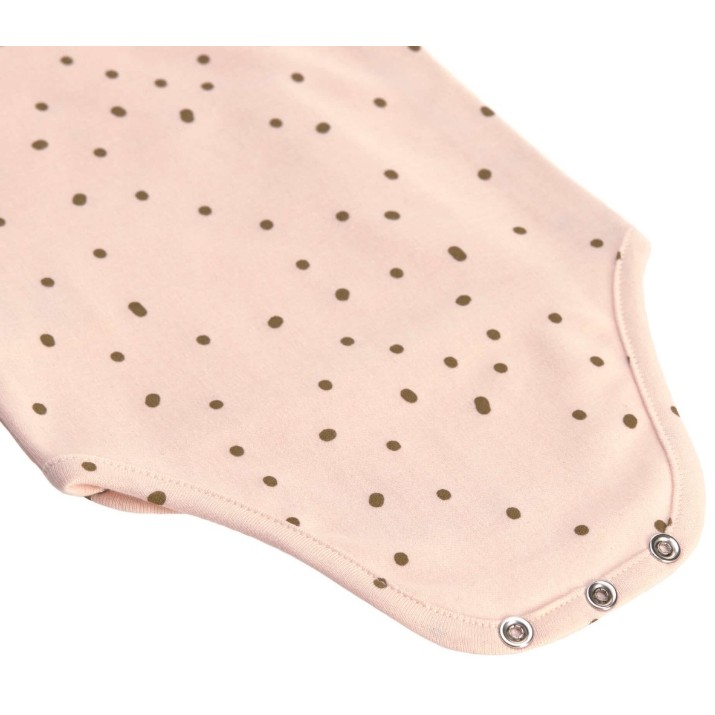 Детское боди Lassig GOTS Dots Powder Pink 3/6months (LS1531009772-68)