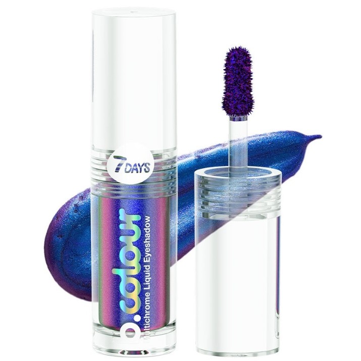 Тени для век 7 Days BColour Multichrome Liquid Eyeshadow 01 Sapphire